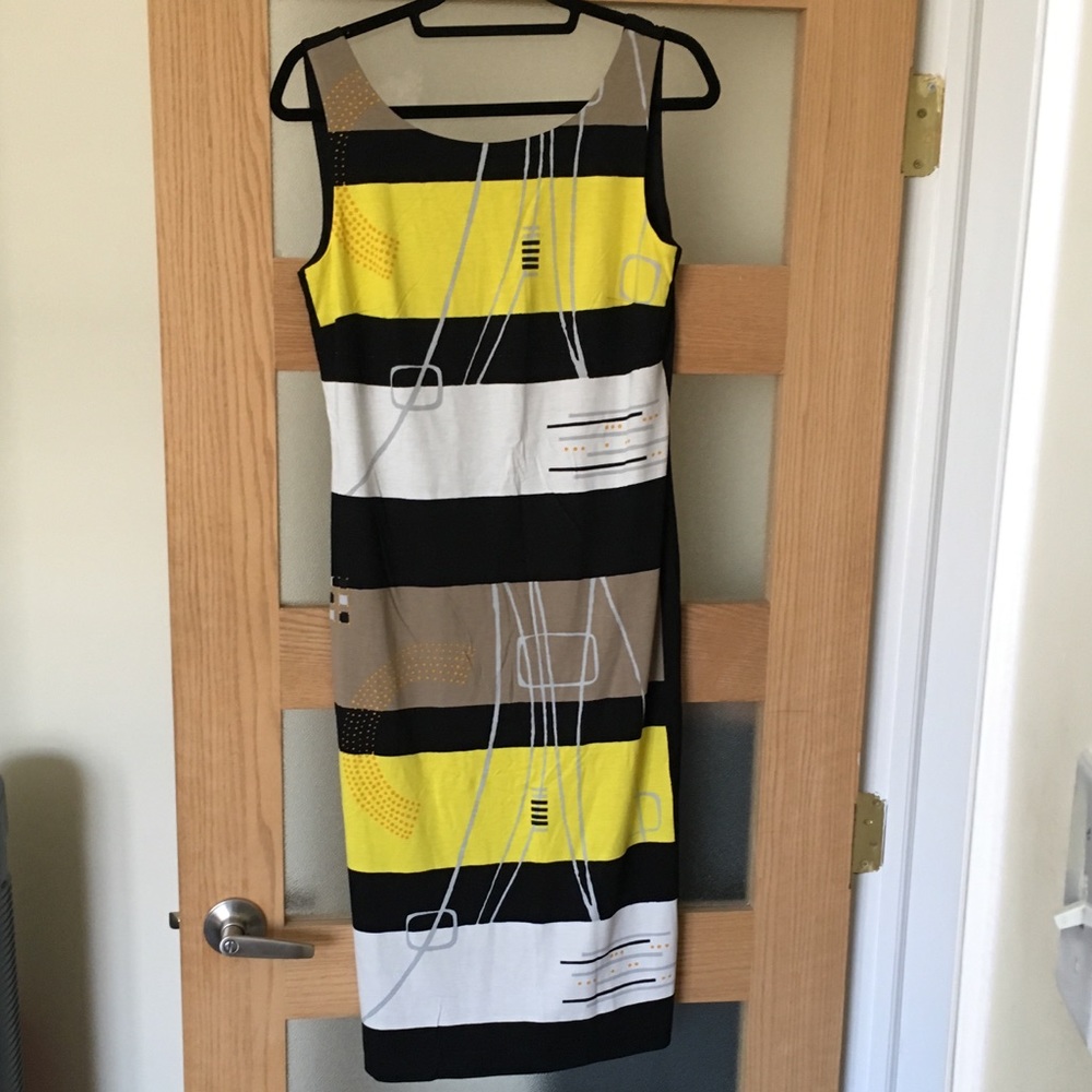 Colourblock Midi Dress